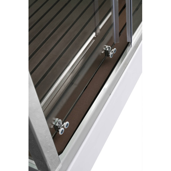 Гидробокс Avacan 120x90 см Z2912LED, хром/прозрачное (безсиликоновая сборка) - фото 14