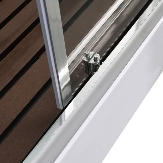 Гидробокс Avacan 120x90 см Z2912LED, хром/прозрачное (безсиликоновая сборка) - фото 7