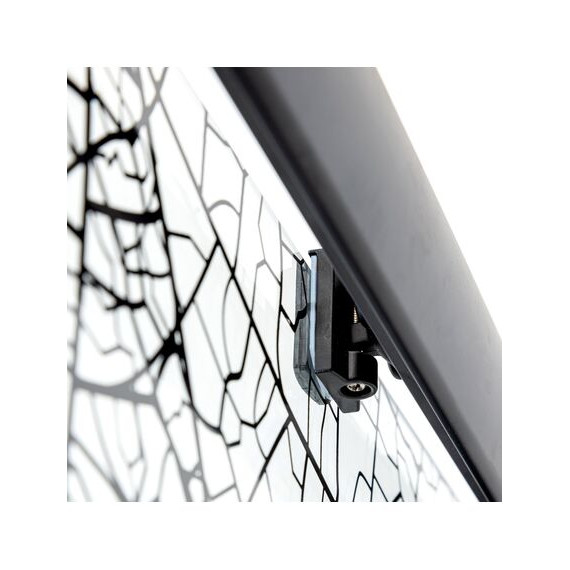 Душевая дверь Avacan (170-190) см FB2-170, чёрный/узор - фото 6