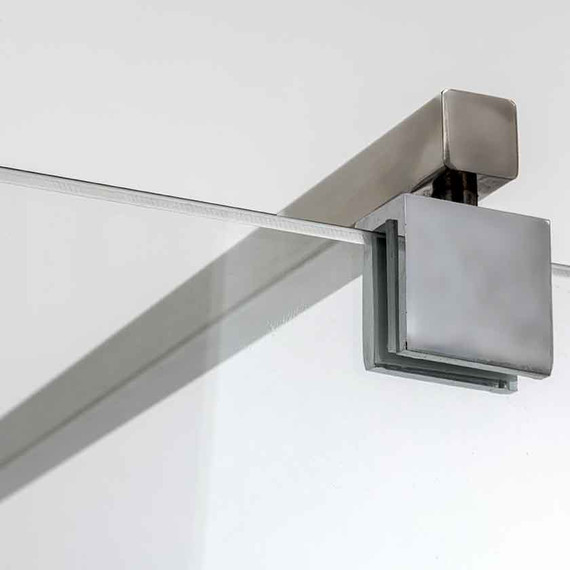 Душевая перегородка Avacan 110 см LC110 стекло (8 мм) с кронштейном в комплекте, хром/узор - фото 6