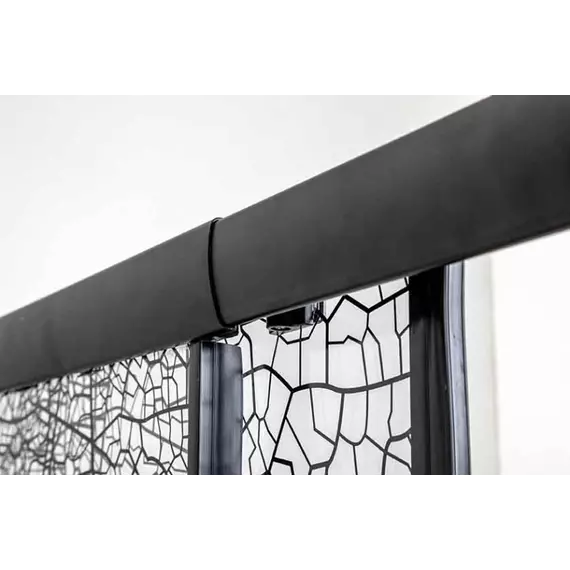 Душевое ограждение Avacan (170-190)х90 см FB2-170-SB90, чёрный/узор - фото 12