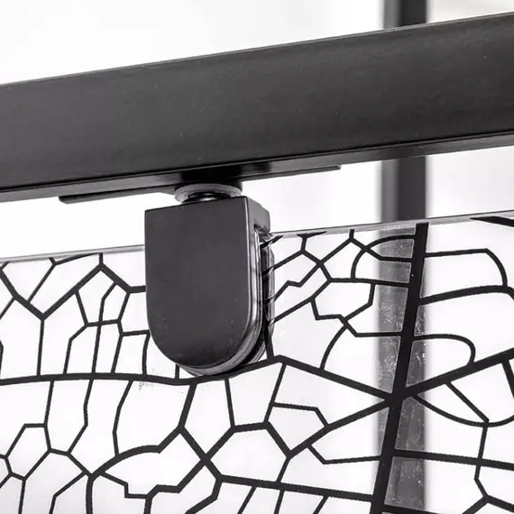 Душевое ограждение Avacan 100х100 см PB100MT, чёрный/матовое - фото 4