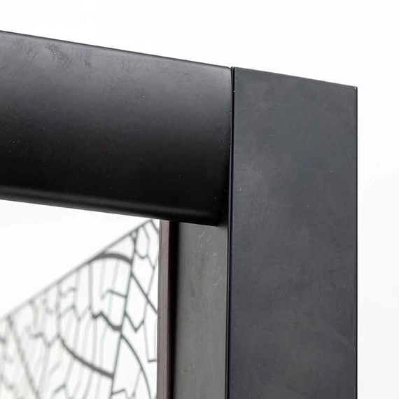 Душевое ограждение Avacan 120х120 см HB120, чёрный/узор - фото 6