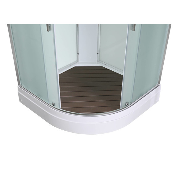 Душевая кабина Avacan 110x110 см EM2011LEDnew, хром/матовое (безсиликоновая сборка) - фото 10