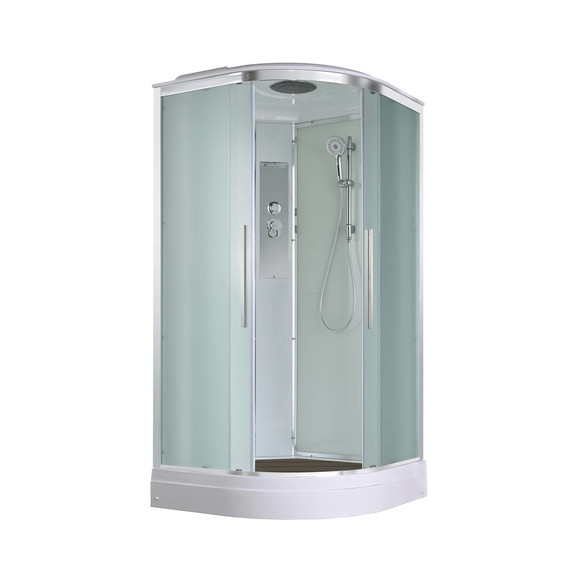Душевая кабина Avacan 110x110 см EM2011new, хром/матовое (безсиликоновая сборка) - фото 5