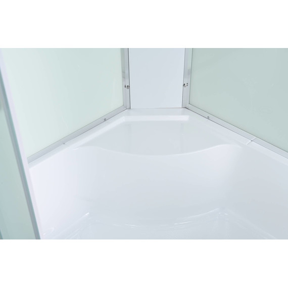 Душевая кабина Avacan 110x110 см EM5011Nnew, белый/матовое (безсиликоновая сборка) - фото 7