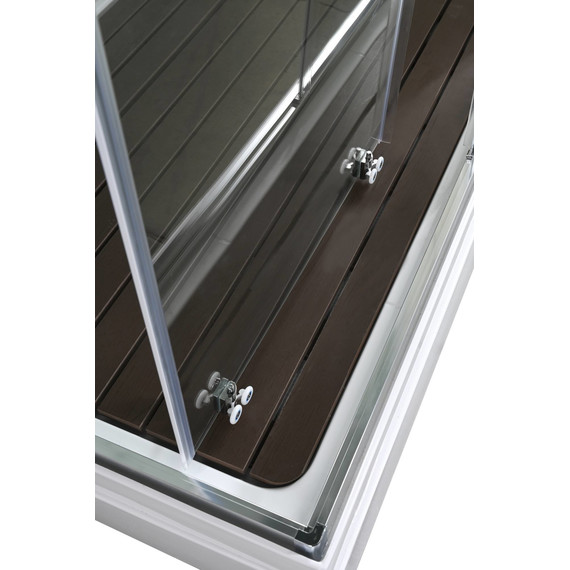 Душевая кабина Avacan 80x80 см K2080N, хром/прозрачное (безсиликоновая сборка) - фото 9