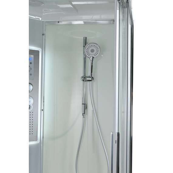 Гидробокс Avacan 100x80 см K2810LED, хром/прозрачное (безсиликоновая сборка) - фото 7