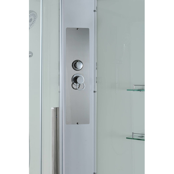 Душевая кабина Avacan 100x80 см K2810N, хром/прозрачное (безсиликоновая сборка) - фото 13