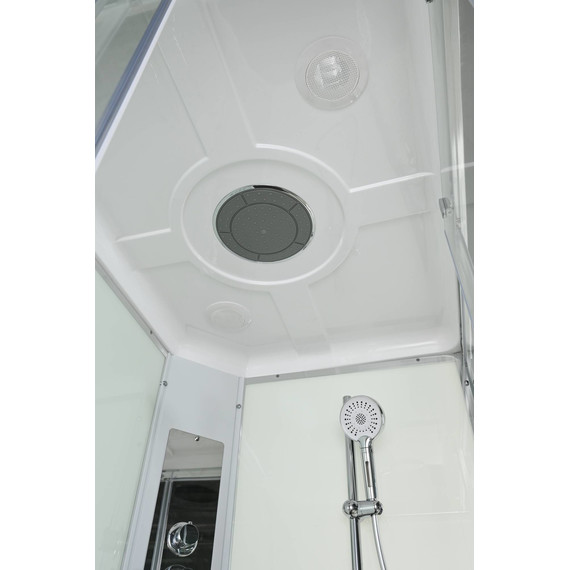 Душевая кабина Avacan 100x80 см K2810, хром/прозрачное (безсиликоновая сборка) - фото 15