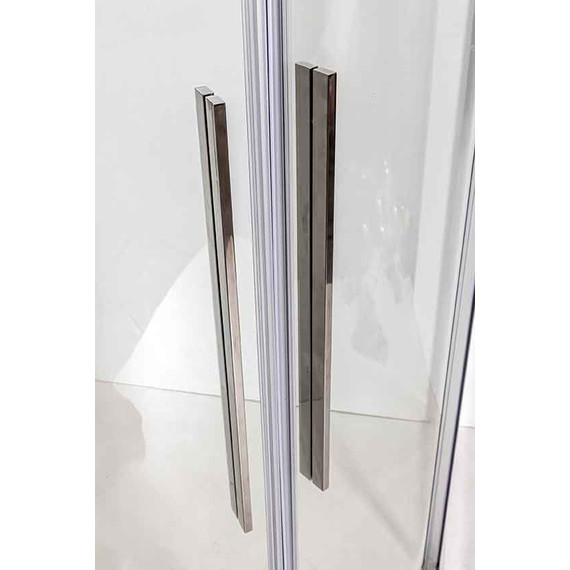 Душевое ограждение Avacan 100х100 см HC100, хром/прозрачное - фото 4