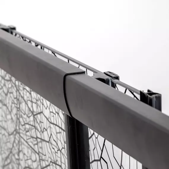 Душевая дверь Avacan (190-210) см FB2-190, чёрный/узор - фото 7