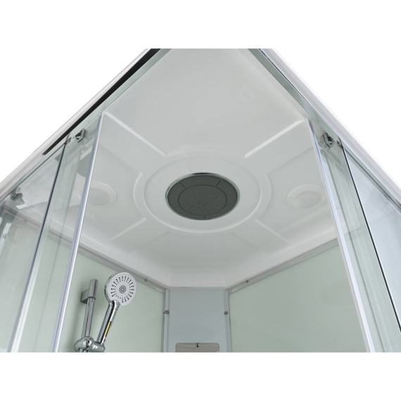 Душевая кабина Avacan 90x90 см K2090, хром/прозрачное (безсиликоновая сборка) - фото 8