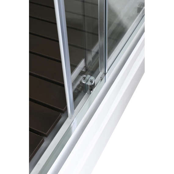 Душевая кабина Avacan 80x80 см K2080N, хром/прозрачное (безсиликоновая сборка) - фото 8