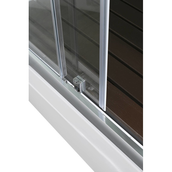 Гидробокс Avacan 100x100 см K2010LED, хром/прозрачное (безсиликоновая сборка) - фото 18