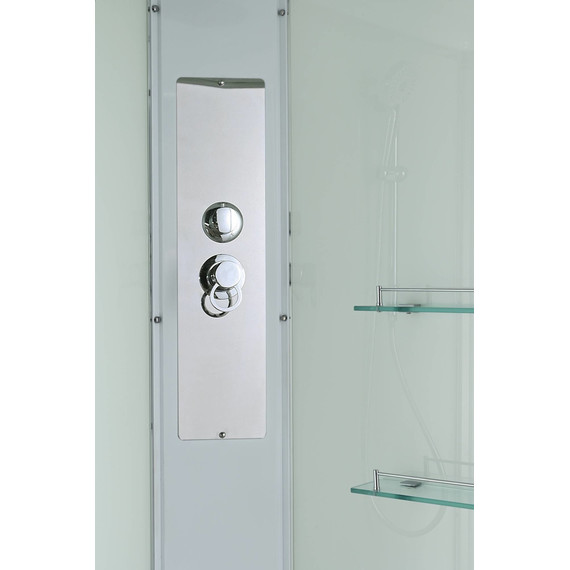 Душевая кабина Avacan 100x100 см K2010, хром/прозрачное (безсиликоновая сборка) - фото 21