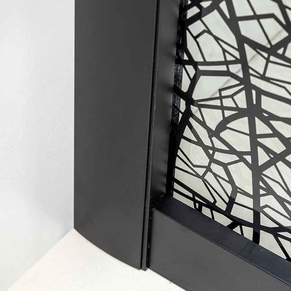 Душевое ограждение Avacan 80х80 см HB80, чёрный/узор - фото 6