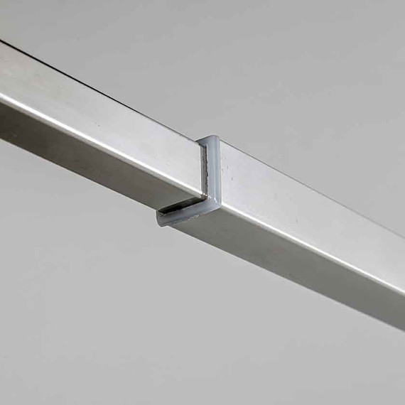 Душевая перегородка Avacan 100 см MC100 стекло (8 мм) с кронштейном в комплекте, хром/прозрачное - фото 9