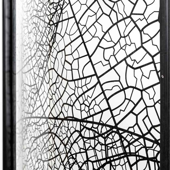 Душевое ограждение Avacan 90х90 см HB90, чёрный/узор - фото 8