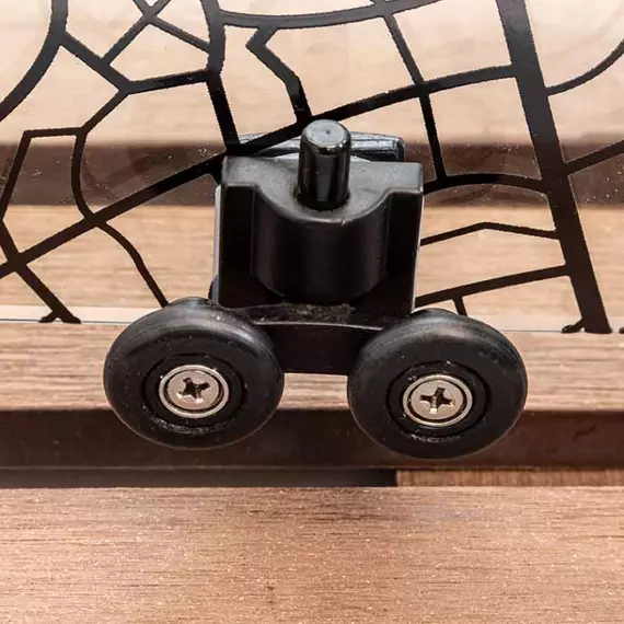 Душевое ограждение Avacan (190-210)х90 см FB2-190-SB90, чёрный/узор - фото 9