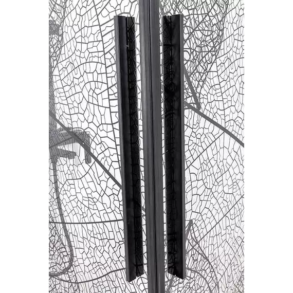 Душевое ограждение Avacan (170-190)х80 см FB2-170-SB80, чёрный/узор - фото 8