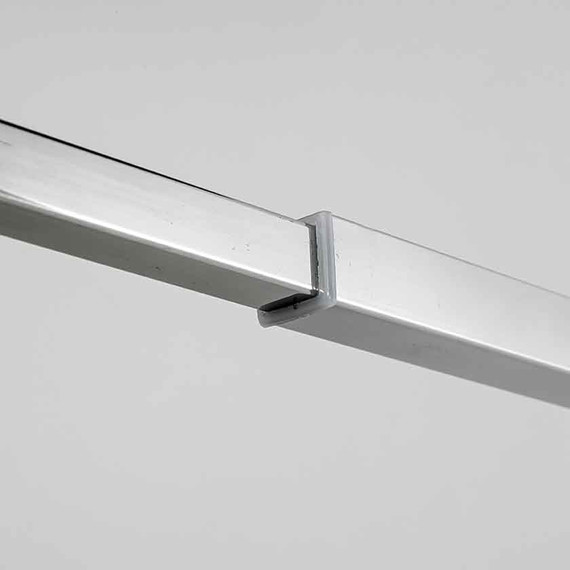 Душевая перегородка Avacan 110 см MC110 стекло (8 мм) с кронштейном в комплекте, хром/прозрачное - фото 7