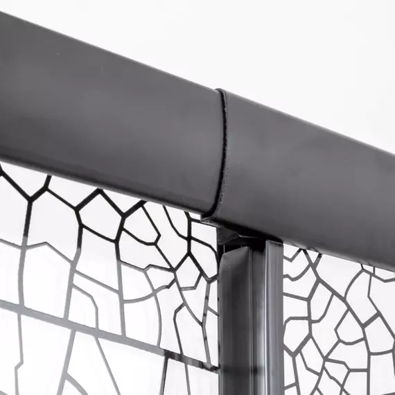 Душевая дверь Avacan (190-210) см FB2-190, чёрный/узор - фото 5