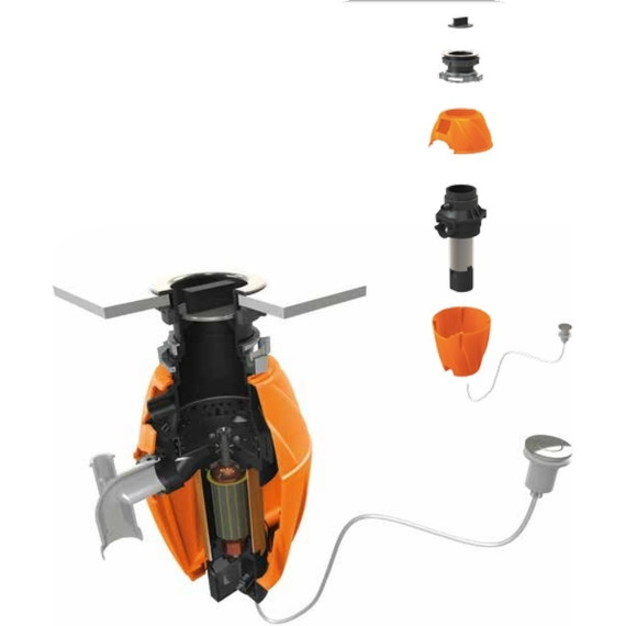 Измельчитель пищевых отходов Omoikiri Nagare 500 (4995060) - фото 2