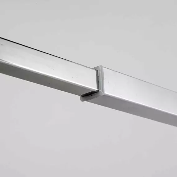 Душевая перегородка Avacan 110 см LC110MT стекло (8 мм) с кронштейном в комплекте, хром/матовое - фото 5