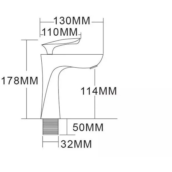 Смеситель для раковины Grocenberg GB2001GO, золото - фото 7