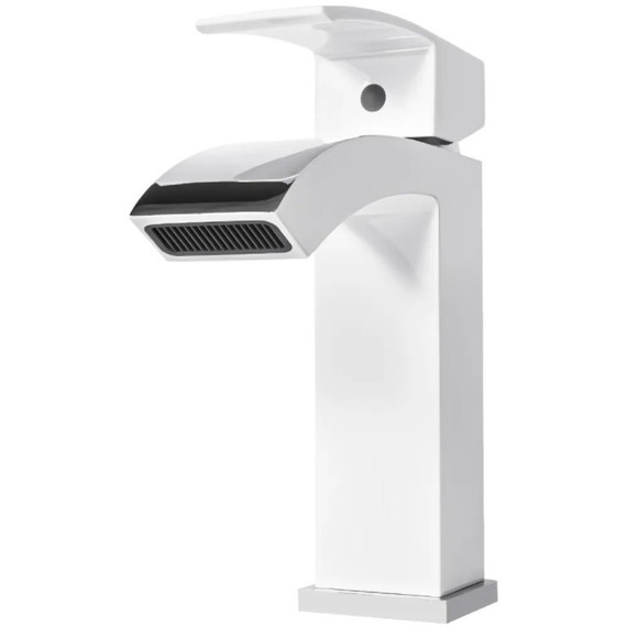 Смеситель для раковины Grocenberg GB2007WC, белый хром - фото 3