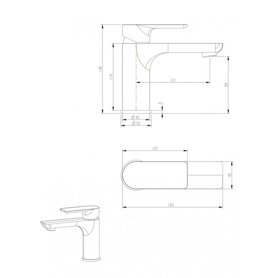 Смеситель для раковины Grocenberg GB2009CR - фото 6