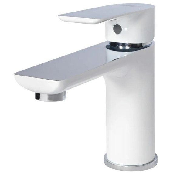 Смеситель для раковины Grocenberg GB2009WC, белый хром - фото 2