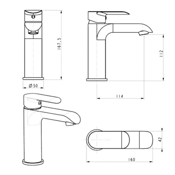 Смеситель для раковины Grocenberg GB2010CR - фото 6