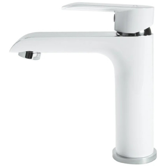 Смеситель для раковины Grocenberg GB2010WC, белый хром - фото 2