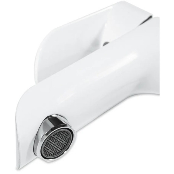 Смеситель для раковины Grocenberg GB2010WC, белый хром - фото 3