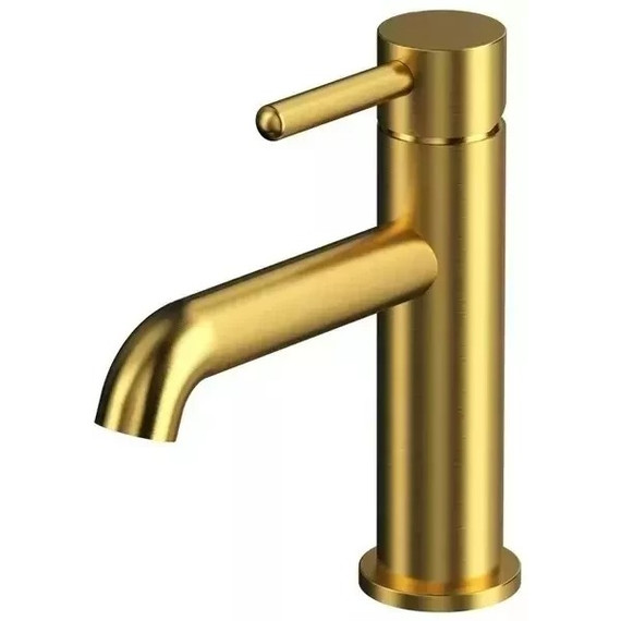 Смеситель для раковины Grocenberg GB2099GL, золотой брашированный - фото 2