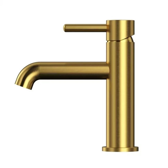 Смеситель для раковины Grocenberg GB2099GL, золотой брашированный - фото 3