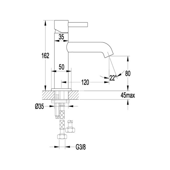 Смеситель для раковины Grocenberg GB2099GO, золото - фото 8