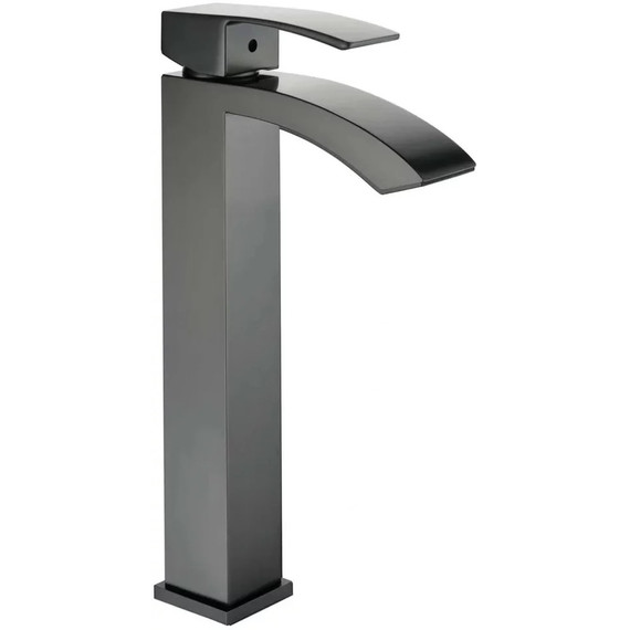 Смеситель для умывальника высокий Grocenberg GB3007BG, графит - фото 2