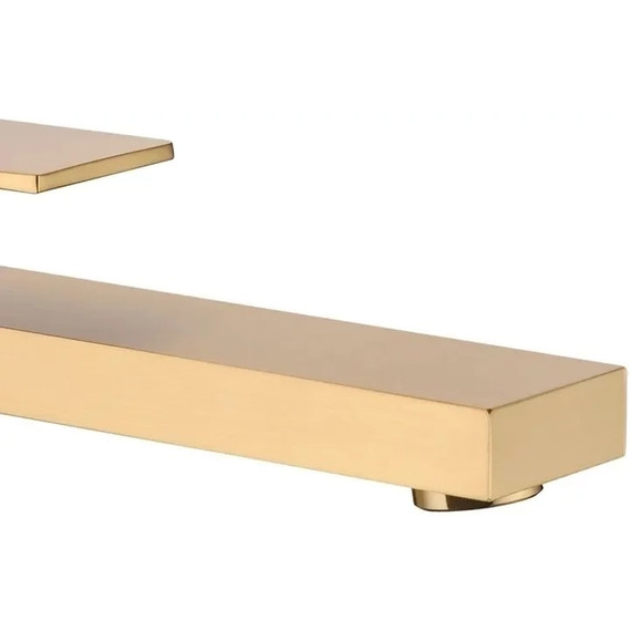 Смеситель для умывальника высокий Grocenberg GB3008MG, матовое золото - фото 3