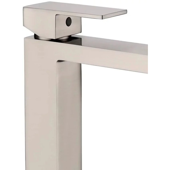 Смеситель для умывальника высокий Grocenberg GB3008NK, никель - фото 2