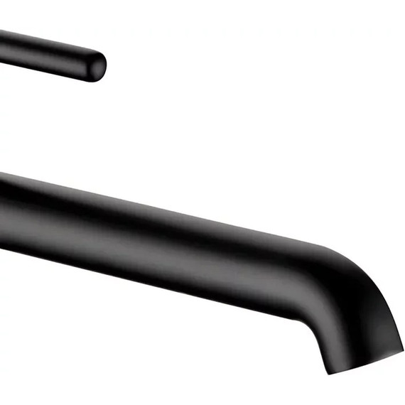 Смеситель для умывальника высокий Grocenberg GB3029BL, чёрный матовый - фото 6