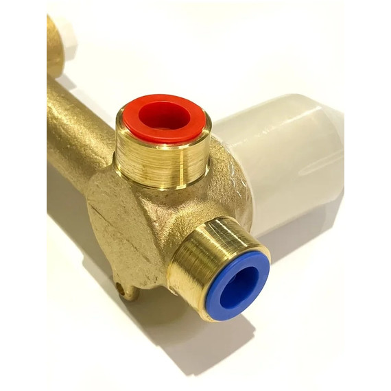 Смеситель для раковины настенный Grocenberg GB511MG (со скрытой частью) матовое золото - фото 6