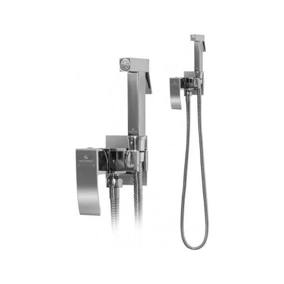 Набор для гигиенического душа Grocenberg GB002CR (со скрытой частью) - фото 3