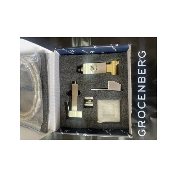 Набор для гигиенического душа Grocenberg GB002NK (со скрытой частью) никель - фото 3