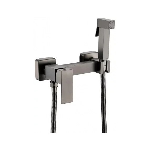 Набор для гигиенического душа Grocenberg GB101N-BG, графит - фото 2