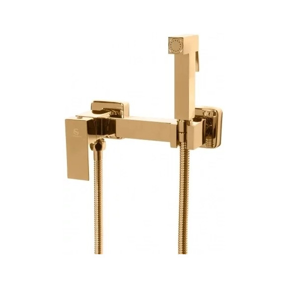 Набор для гигиенического душа Grocenberg GB101N-GO, золото - фото 3