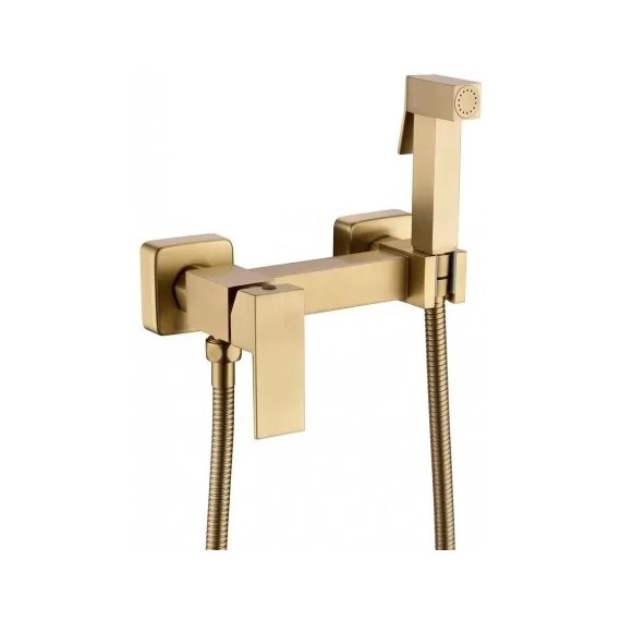 Набор для гигиенического душа Grocenberg GB101NBR, бронза - фото 2