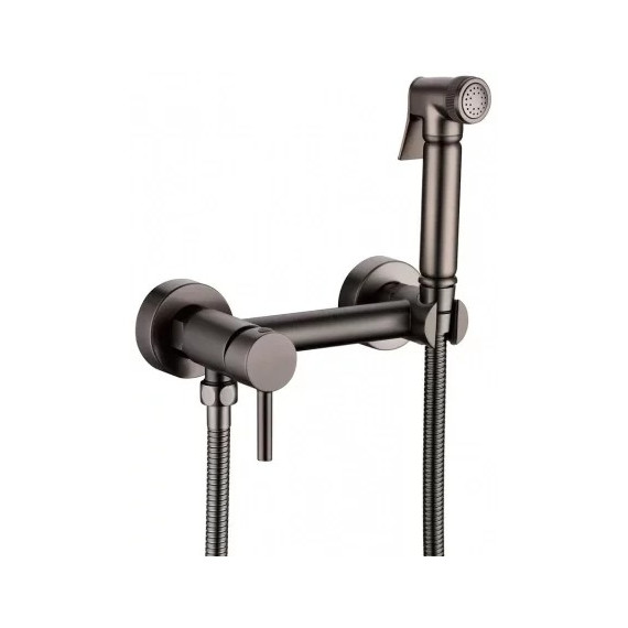 Набор для гигиенического душа Grocenberg GB103N-BG, графит - фото 2